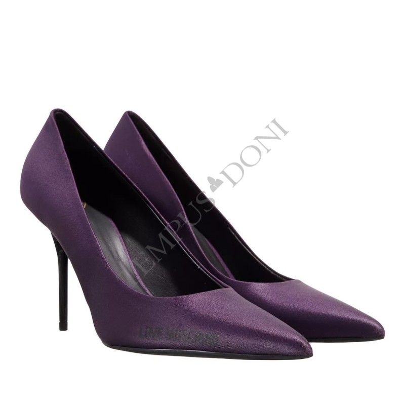 LOVE MOSCHINO - DECOLLETE' VIOLA NEOPRENE