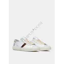 Scarpe D.A.T.E - HILL LOW VINTAGE CALF WHITE-LEOPARD - DONNA