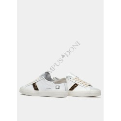 Scarpe D.A.T.E - HILL LOW VINTAGE CALF WHITE-LEOPARD - DONNA