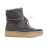 Scarpe CLARKS - WALLABEE CUP HI GRIGIO - DONNA