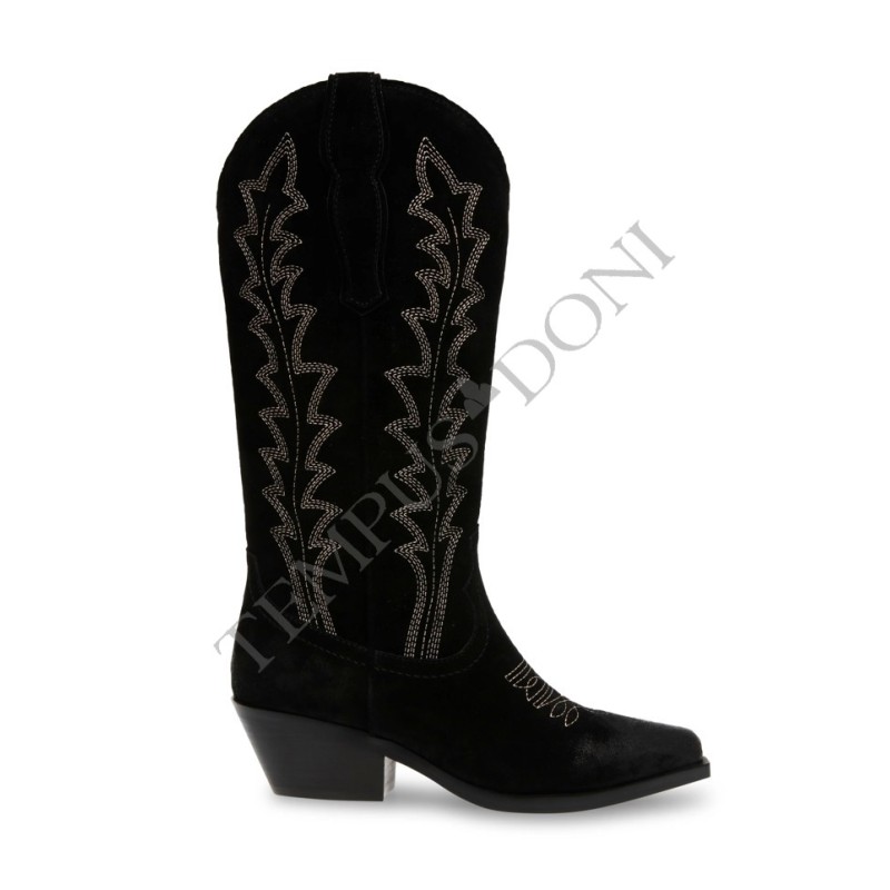 STEVE MADDEN - WILDCARD NERO SUEDE