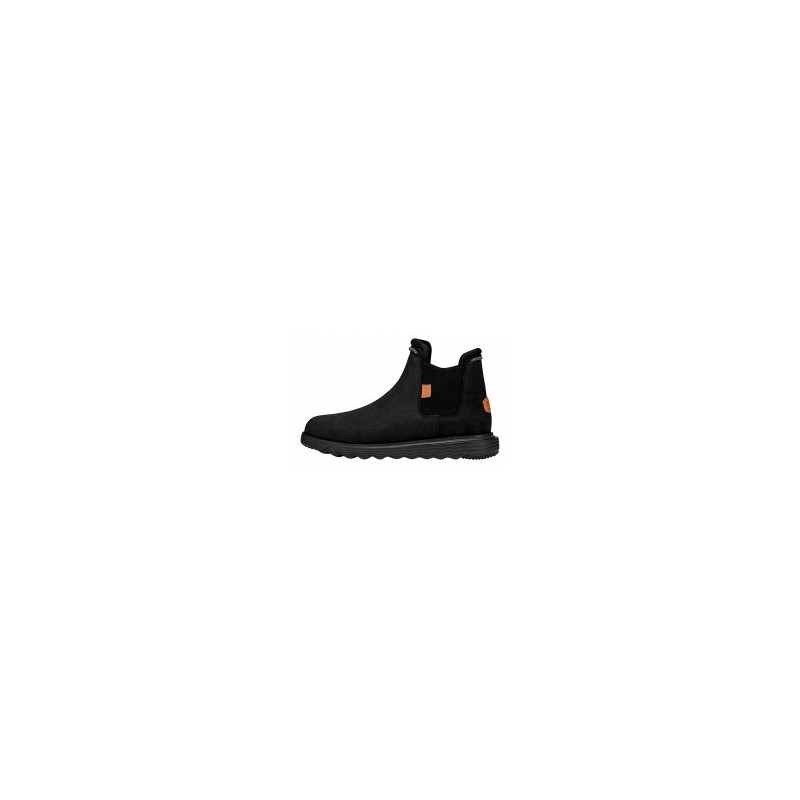 Scarpe HEY DUDE - BRANSON BOOT M.CRAFT BLACK LEATHER - UOMO