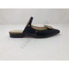BORBONESE - BALLERINA APERTA BLACK