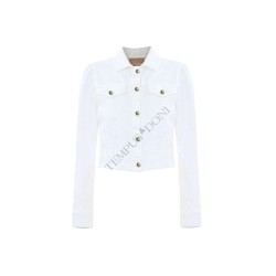 KOCCA - KUMARI - Giacca Corta Cotone con Strass