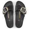 BIRKENSTOCK DONNA - Madrid Big Buckle Pelle naturale vernice - High Shine Black