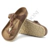 BIRKENSTOCK DONNA - Gizeh Braided Pelle oliata - Cognac