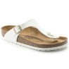 BIRKENSTOCK DONNA - Gizeh Birko-Flor - Patent White