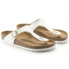 BIRKENSTOCK DONNA - Gizeh Birko-Flor - Patent White