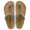 BIRKENSTOCK UOMO - Gizeh Pelle oliata - Tobacco Brown