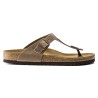 BIRKENSTOCK UOMO - Gizeh Pelle oliata - Tobacco Brown