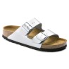 BIRKENSTOCK DONNA- Arizona Pelle naturale - Metallic Silver