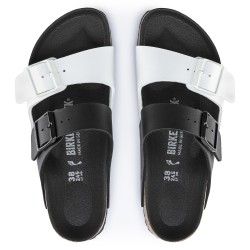 BIRKENSTOCK - Arizona Split Birko-Flor  - Black/White DONNA