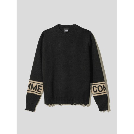 COMME DES FUCKDOWN - Maglia Con Intarsio Sulle Maniche