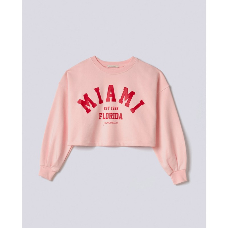 HINNOMINATE - Felpa Paricollo Crop Over