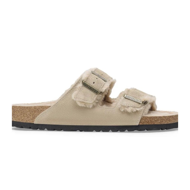 BIRKENSTOCK - Arizona Shearling Stone - DONNA