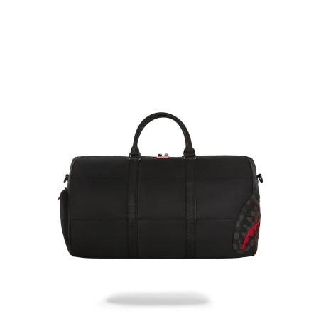 SPRAYGORUND - Black Puffer Grey Check Duffle