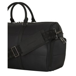 SPRAYGORUND - Black Puffer Grey Check Duffle