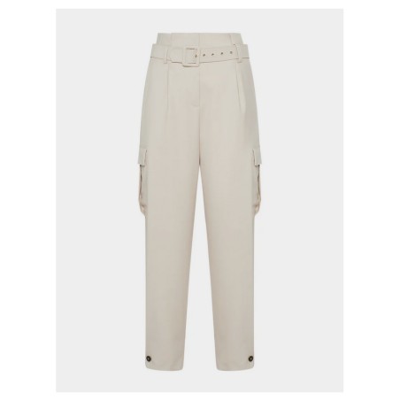 SIMONA CORSELLINI - Pantalone cargo con cintura
