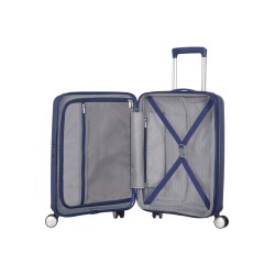 American Tourister - Soundbox Valigia Bagaglio a Mano Midnight Navy