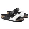 BIRKENSTOCK - Arizona Split Birko-Flor  - Black/White UOMO