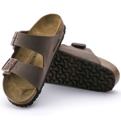 BIRKENSTOCK DONNA - Arizona Birko-Flor Nubuck - Mocha