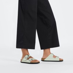 BIRKENSTOCK DONNA - Arizona Big Buckle  - High-Shine Surf Green