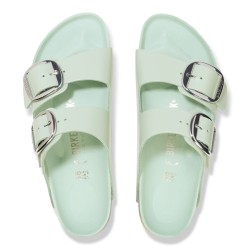 BIRKENSTOCK DONNA - Arizona Big Buckle  - High-Shine Surf Green