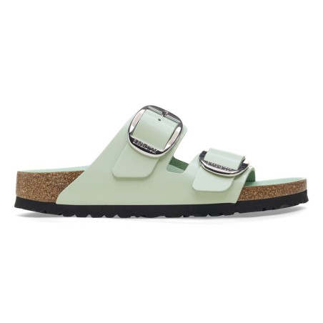 BIRKENSTOCK DONNA - Arizona Big Buckle  - High-Shine Surf Green