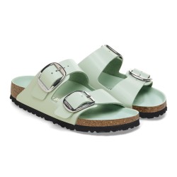 BIRKENSTOCK DONNA - Arizona Big Buckle  - High-Shine Surf Green