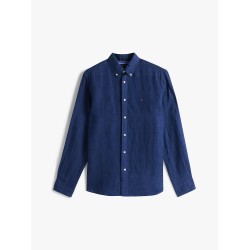 TOMMY HILFIGER - Camicia regular fit in puro lino