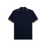 TOMMY HILFIGER - Polo open collar tipped