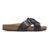 BIRKENSTOCK DONNA - Siena Flower Embellishment Pelle naturale - Black