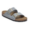 BIRKENSTOCK DONNA - Arizona Pelle oliata - Basalt Gray