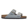 BIRKENSTOCK DONNA - Arizona Pelle oliata - Basalt Gray