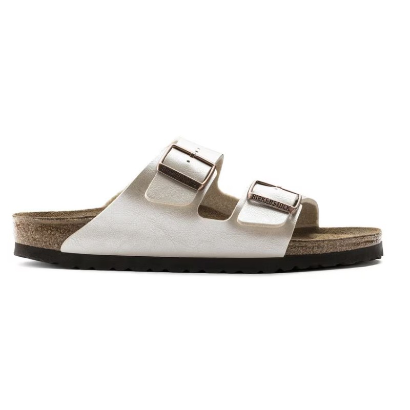 BIRKENSTOCK DONNA - Arizona Birko-Flor - Graceful Pearl White