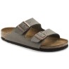 BIRKENSTOCK UOMO -  Arizona Birko-Flor Nubuck - Stone