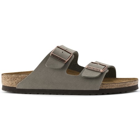 BIRKENSTOCK UOMO -  Arizona Birko-Flor Nubuck - Stone