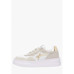 W6YZ - XENIA W - Donna Sneakers in tessuto tecnico e suede - Bianco-Platino