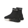 LOVE MOSCHINO - SNEAKERS RUNNING CALZA NERO - DONNA