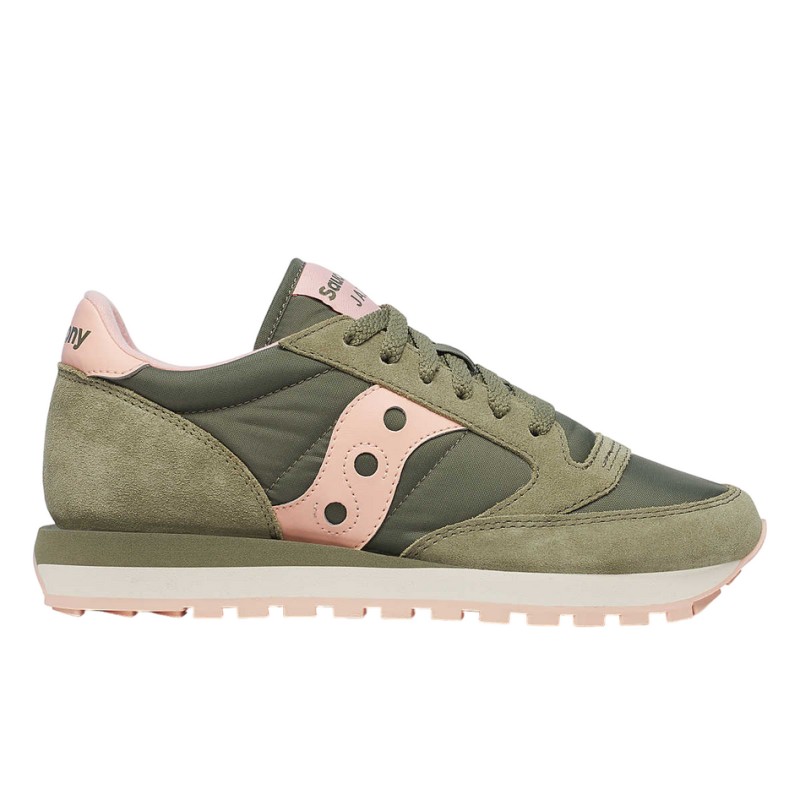 SAUCONY - Jazz Original Green/Rosa - DONNA