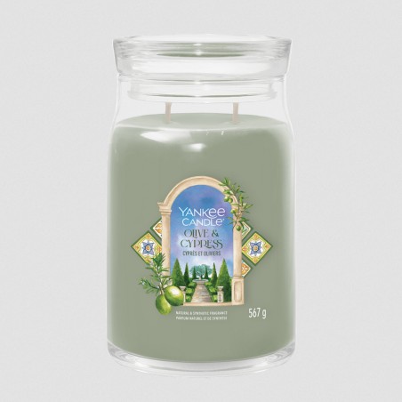 Candela profumata YANKEE CANDLE - Olive & Cypress
