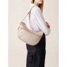 BORBONESE - TRACOLLA LUNA BAG SMALL - SABBIA