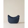 BORBONESE - TRACOLLA LUNA BAG SMALL - DENIM