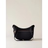 BORBONESE - TRACOLLA LUNA BAG SMALL - DARK BLACK