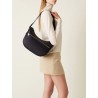 BORBONESE - TRACOLLA LUNA BAG SMALL - DARK BLACK