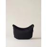 BORBONESE - TRACOLLA LUNA BAG SMALL - DARK BLACK