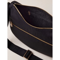 BORBONESE - TRACOLLA LUNA BAG SMALL - DARK BLACK