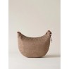 BORBONESE - TRACOLLA LUNA BAG MIDDLE - BEIGE