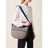 BORBONESE - TRACOLLA LUNA BAG MIDDLE - NATURALE