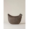 BORBONESE - TRACOLLA LUNA BAG MIDDLE - NATURALE